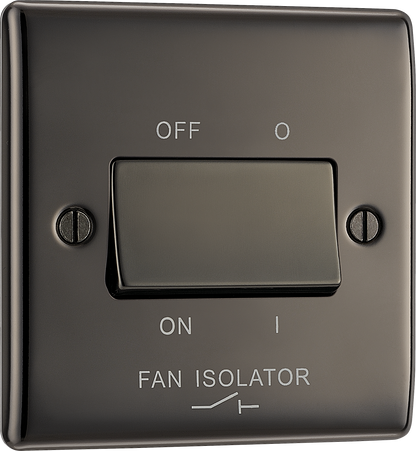 BG Nexus Metal Black Nickel Fan Isolator