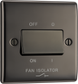 BG Nexus Metal Black Nickel Fan Isolator