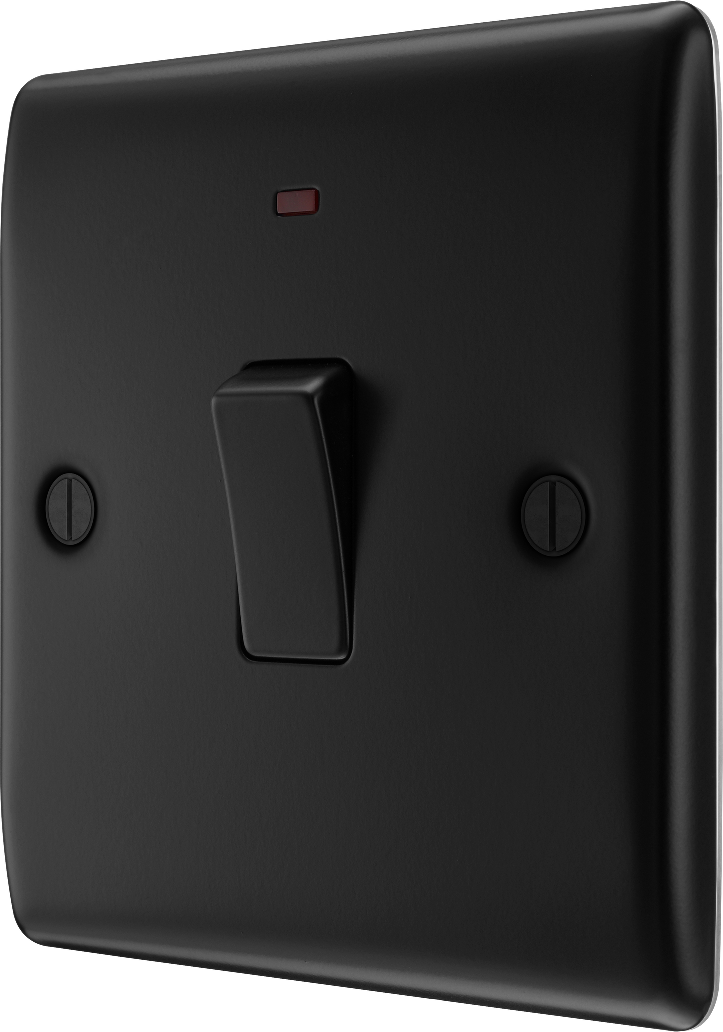 BG Nexus Metal Matt Black 20A Double Pole Switch