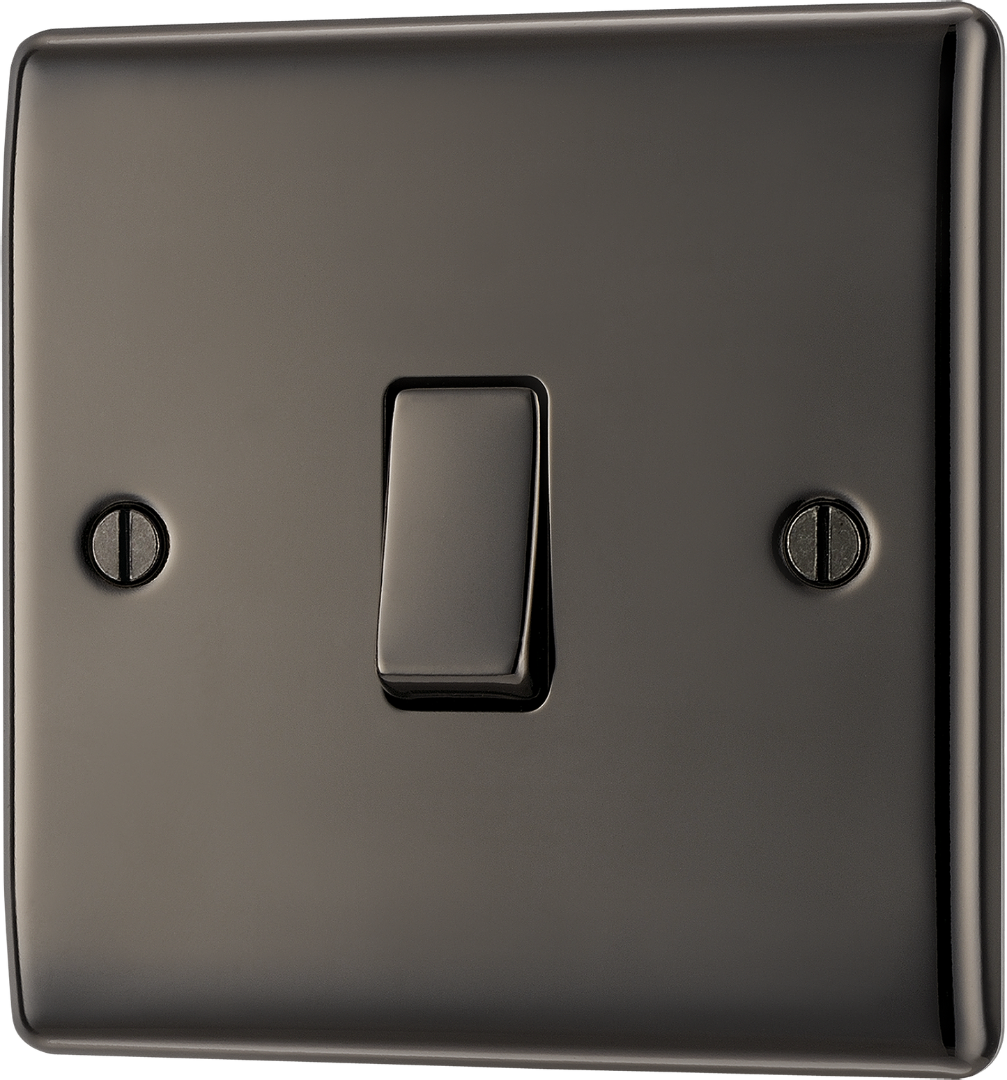 BG Nexus Metal Black Nickel 16Ax Light Switch
