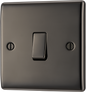BG Nexus Metal Black Nickel 16Ax Light Switch