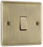 BG Nexus Metal Antique Brass 20A 16Ax Light Switches