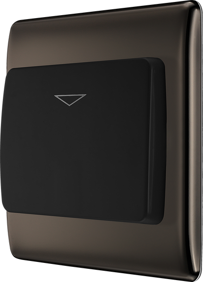 BG Nexus Metal Black Nickel Hotel Key Card Switch