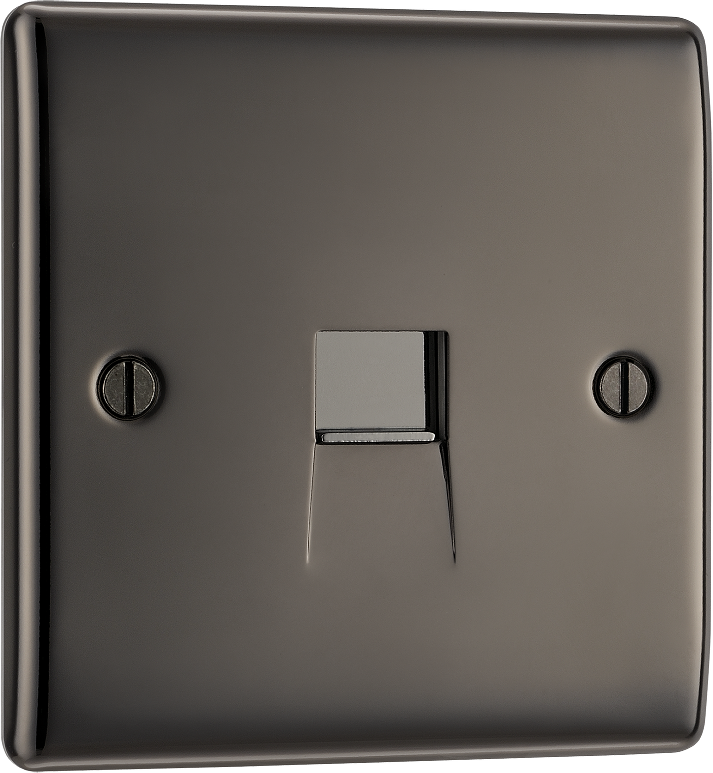 BG Nexus Metal Black Nickel Telephone & Data Outlet