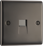 BG Nexus Metal Black Nickel Telephone & Data Outlet