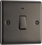 BG Nexus Metal Black Nickel 20A Double Pole Switch