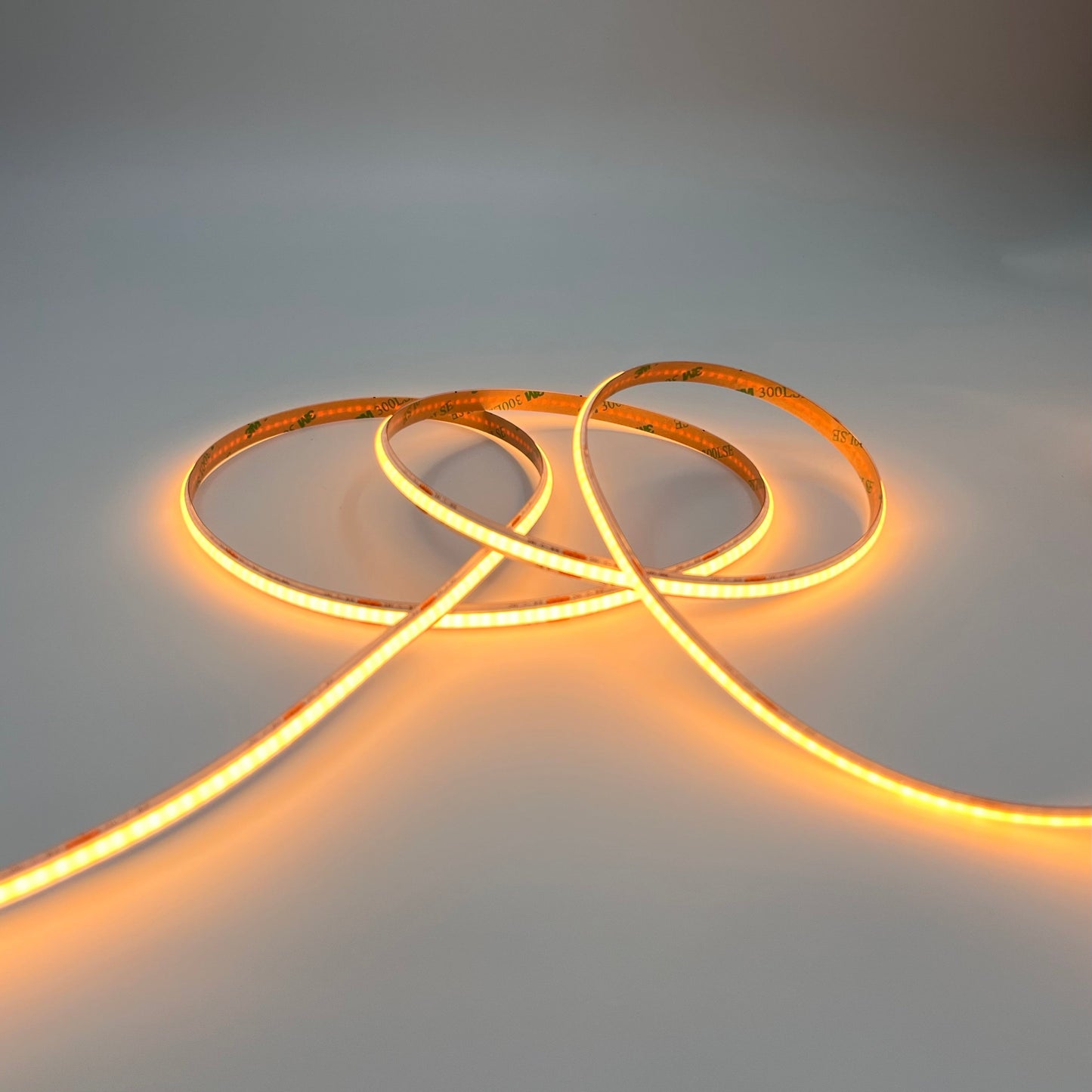 Warm White COB LED Strip Light - 24V, 528 LEDs/m, 14W/m
