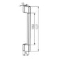 YALTE D 12 12W CCT-B dimensions 1227mm