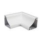 Corner connector for T650/T653 1 meter and 2 meters Gypsum Led Cove light, White