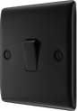 BG Nexus Metal Matt Black 16Ax Light Switch