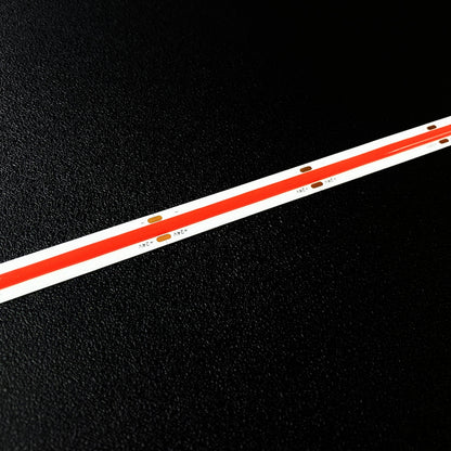 Red COB LED Strip Light - 24V, 528 LEDs/m, 14W/m