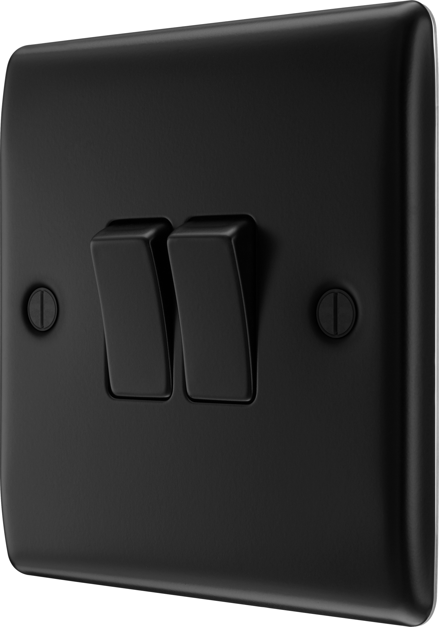 BG Nexus Metal Matt Black 16Ax Light Switch