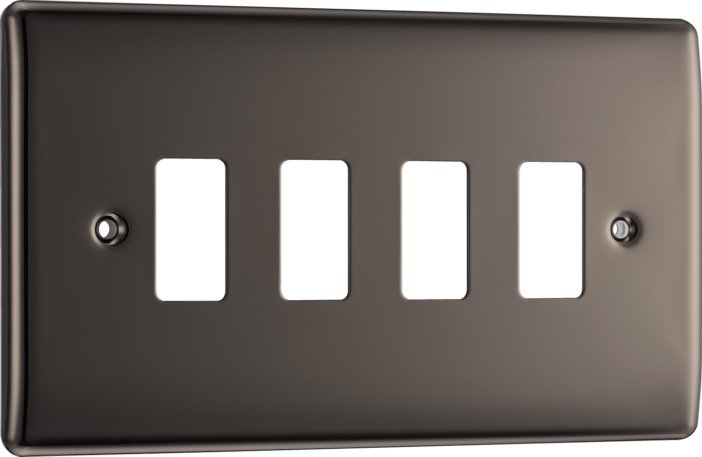 BG Nexus Metal Black Nickel Grid Front Plate