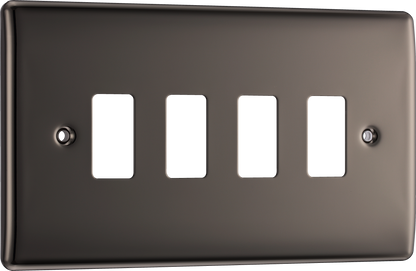 BG Nexus Metal Black Nickel Grid Front Plate