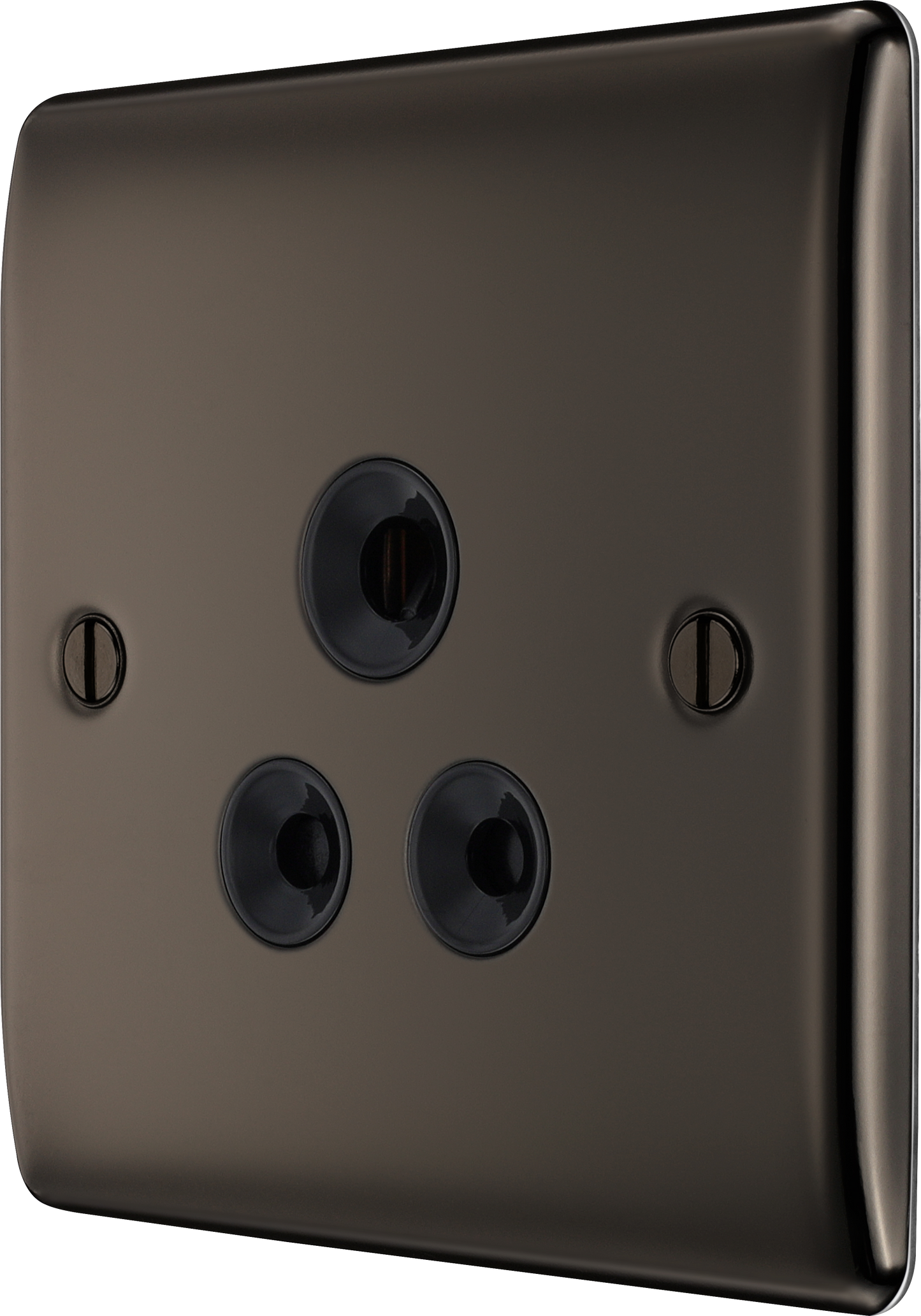 BG Nexus Metal Black Nickel Round Pin Socket