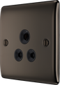 BG Nexus Metal Black Nickel Round Pin Socket