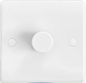 1 Gang 2 Way Dimmer Switch - Round Corner