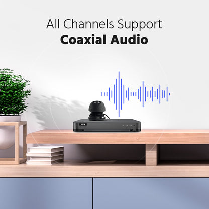 AcuSense 8 Channel 4K Hybrid DVR | DVR-808XT | 8MP @ 8 fps, Facial Recognition, 5-in-1
