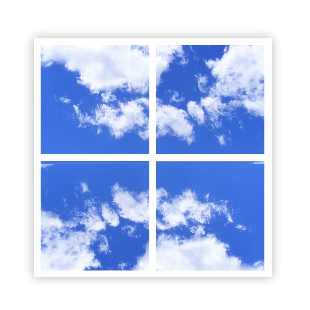 SKY Cloud LED Panels 60x60 40W 3D Effect Colour Changing and Dimmable set of 4 with Remote