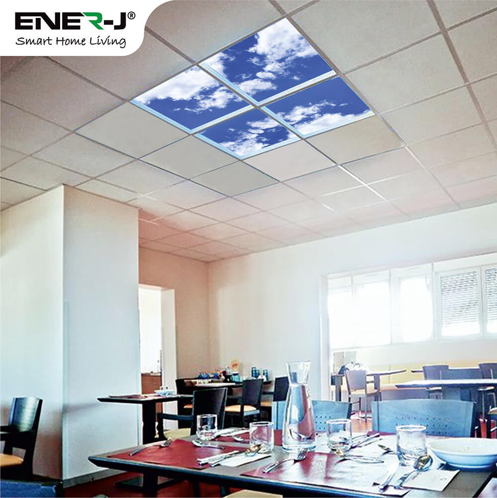 SKY Cloud LED Panels 60x60 40W 3D Effect Colour Changing and Dimmable set of 4 with Remote
