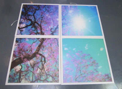 SKY Panel 60x60cms with Cherry blossom trees 2D Effect (4 pcs set)
