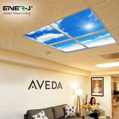 60X60 LED Sky Ceiling Panel 3D Effect Set of 4 units
