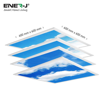 60X60 LED Sky Ceiling Panel 3D Effect Set of 4 units