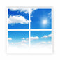 SKY Cloud LED Panel 2D version 60x60cms 40W 4 pcs set
