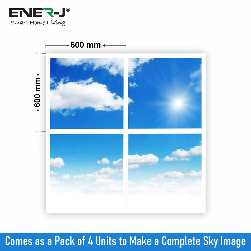 SKY Cloud LED Panel 2D version 60x60cms 40W 4 pcs set