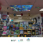 595x595 2D Marine Ocean with Fishes Design LED Panels  40W  4 pcs set