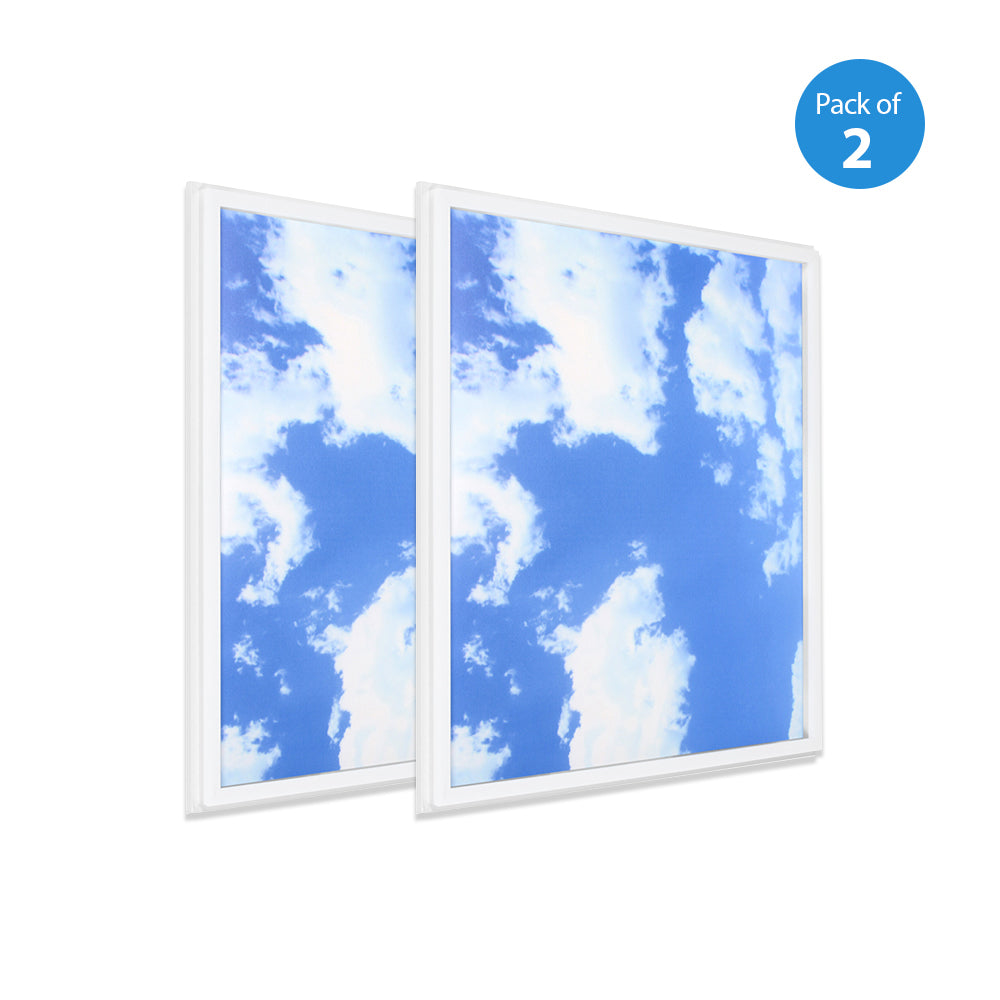 SKY Cloud 2D with Borderline LED Backlit Panel 60x60cms 40W 2pcs pack