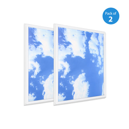 SKY Cloud 2D with Borderline LED Backlit Panel 60x60cms 40W 2pcs pack