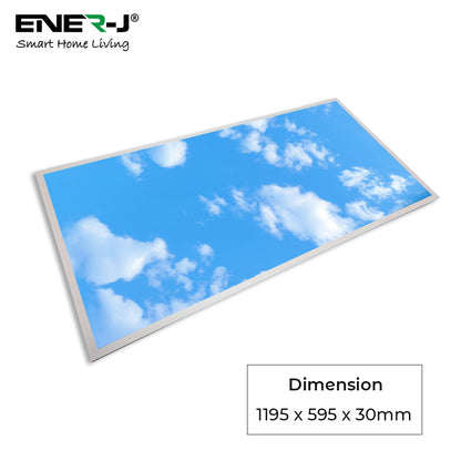 1195x595mm size LED Backlit Panel with 2D Sky Picture 60W