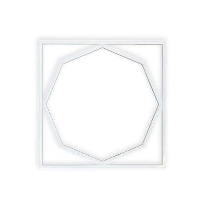 60x60cm LED Frame Panel Light with Hexagon Inside 40W with 4000 Lumens 6000K