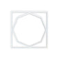 60x60cm LED Frame Panel Light with Hexagon Inside 40W with 4000 Lumens 6000K