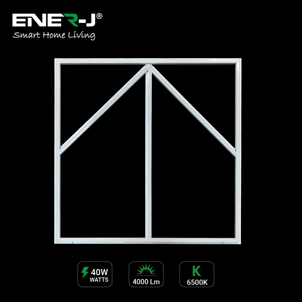 60x60cm LED Frame Panel Light 6000K with Blue Arrow Design 40W with 4000 Lumens