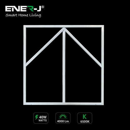 60x60cm LED Frame Panel Light 6000K with Blue Arrow Design 40W with 4000 Lumens