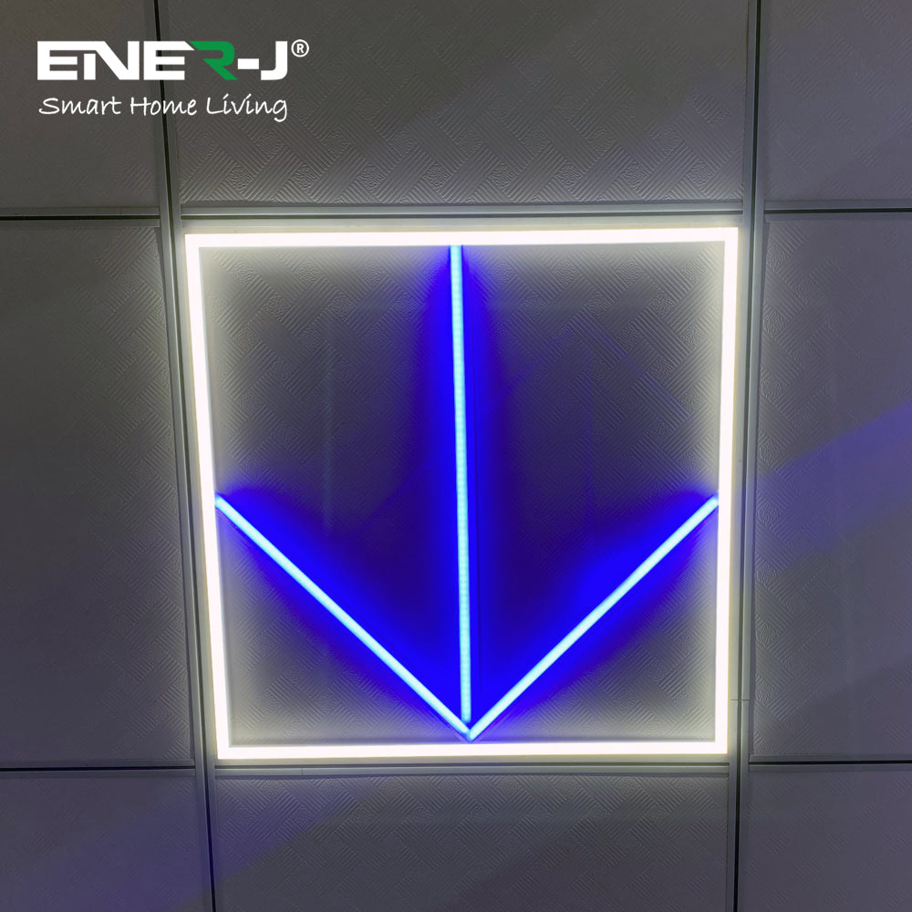 60x60cm LED Frame Panel Light 6000K with Blue Arrow Design 40W with 4000 Lumens