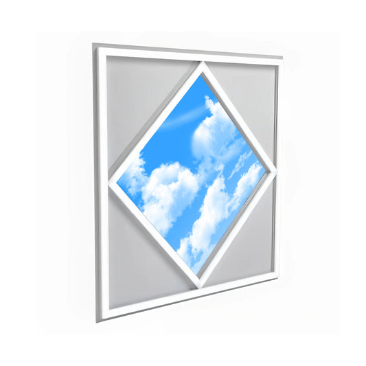 60x60cm Diamond Sky & Cloud Ceiling LED Panel Light 70W with 7000 Lumens 6000K