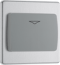 BG Nexus Screwless Flatplate Brushed Steel Hotel key card switch - FBSKYCSG-01