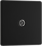 BG Nexus Screwless Flatplate Matt Black Single, co-axial - FFB60-01
