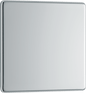 BG Nexus Screwless Flatplate Polished Chrome Single, blank plate - FPC94-01