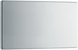 BG Nexus Screwless Flatplate Polished Chrome Double, blank plate - FPC95-01