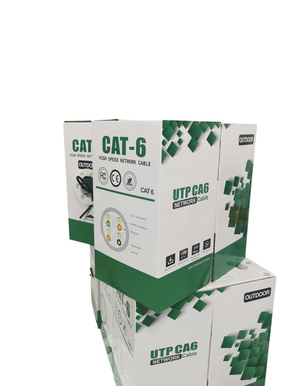 CAT6 CCA 305m High-Speed Outdoor PE Jacket Ethernet LAN cable
