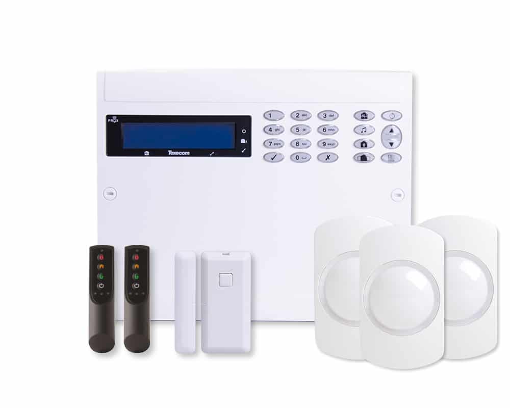 TEXECOM KIT-1003 Capture Ricochet 64 Zone Wireless Alarm Kit + Smart Key
