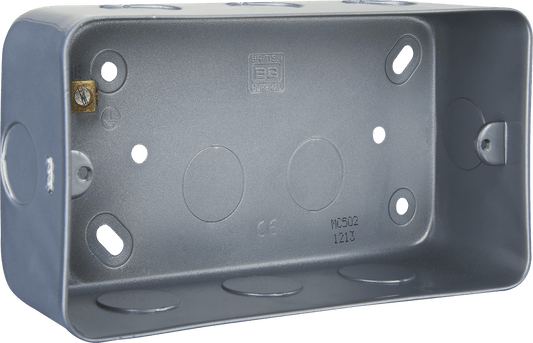 BG Metal Clad Surface mounting box 3 and 4 gang grid - MC502-01