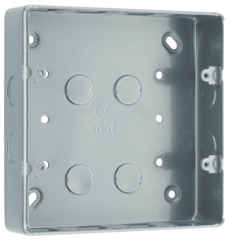 BG Metal Clad Surface mounting box 6 and 8 gang grid - MC503-0J