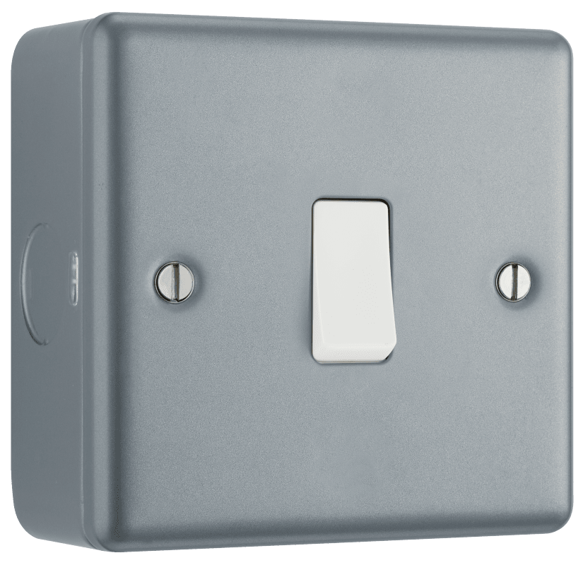 BG Metal Clad Single, 2 way switch - MC512-01