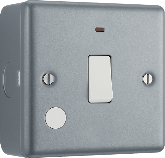 BG Metal Clad 20A, double pole, with indicator - MC531-01