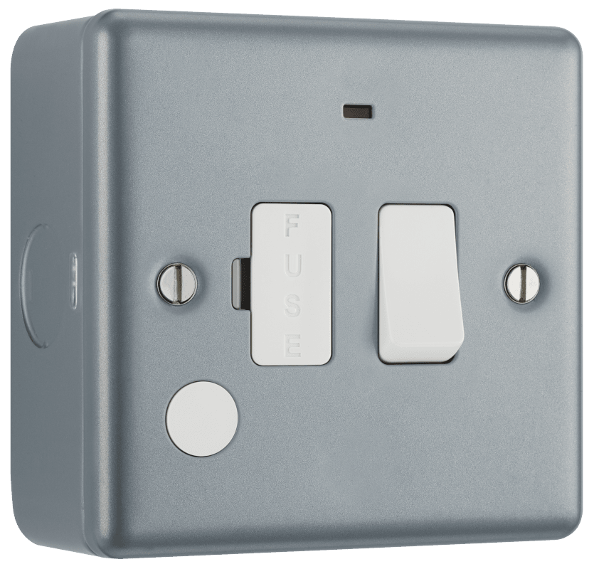 BG Metal Clad Switched and fused with indicator and optional flex outlet - MC551F-01
